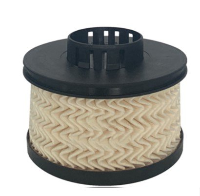 Round pleated air filter element