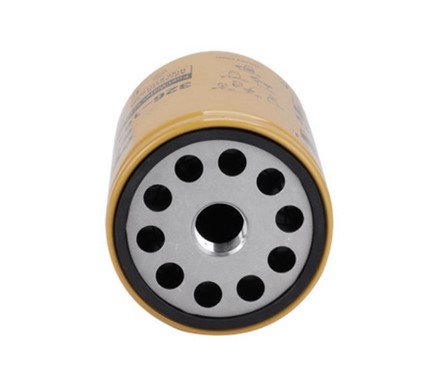 Yellow automotive fuel filter element